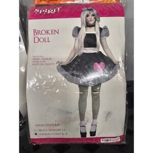Broken doll costume med/lrg